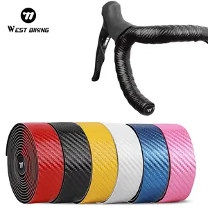 WEST BIKING Smooth PU EVA Professional High Quality Cycling Handlebar Strap Anti-Slip Wear-Resistant Bicycle Handlebar Tape