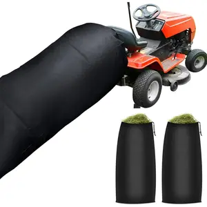 Lawn Tractor Leaf Bag - 54 Cubic Foot Standard Leaf Bag - 112-inch Opening – for 2 Bag Material Collection Systems – Ride-On Lawnmowers - Heavy Duty Material – Fast & Easy Leaf Collection