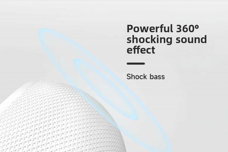 Soccer-shaped Bluetooth speaker with LED light, portable wireless speaker for sports, outdoor activities, and gifts