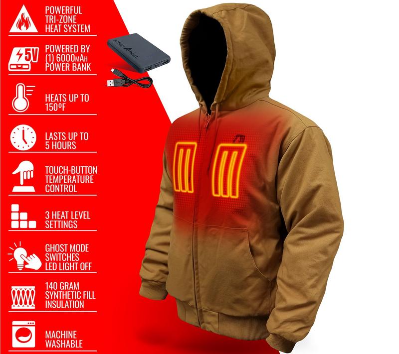ActionHeat 5V Battery Heated Work Jacket