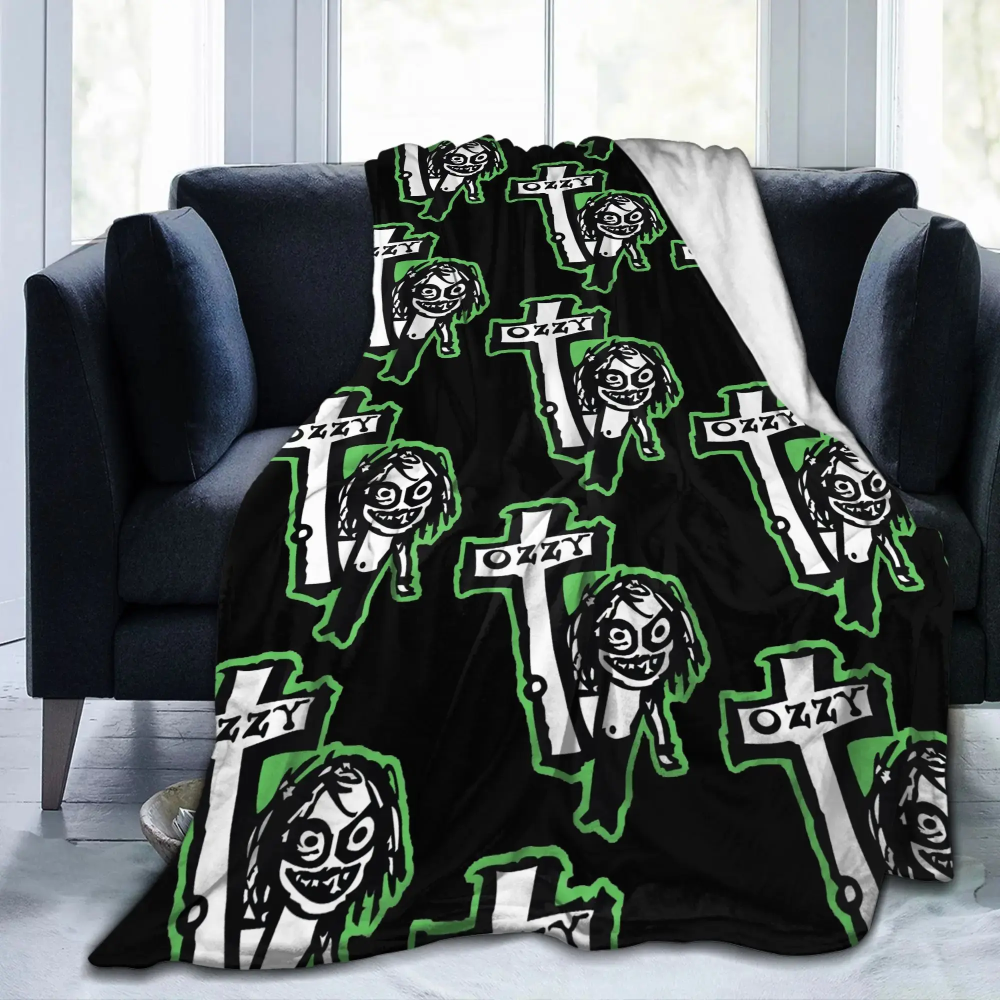 Ozzy Osbourne Blankets Coral Fleece Plush Summer Multi-function Lightweight Thin Throw Blanket for Bed Car Bedspreads