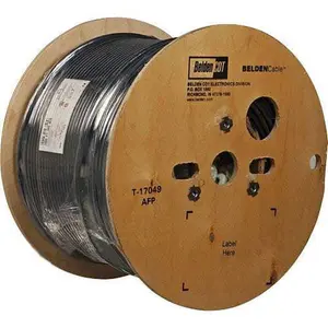 Belden 1694A RG6 Low Loss Serial Digital Coaxial Cable (500', Black)