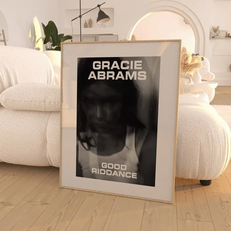 Gracie Abrams Poster, Good Riddance Album Poster, Room Decor, Music Décor, Music Gifts, Gracie Abrams Art, Home Decor, Wall Art, Custom Poster, Music Design