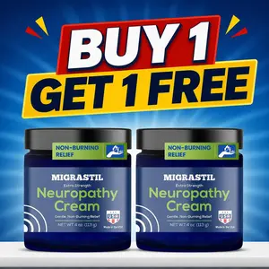 【BUY 1 GET 1 FREE】Migrastil Neuropathy Cream - Soothing Cream for Feet, Legs, Hands, Etc. Aloe Shea Butter Gentle Clove Moisturizing Body Care Daily