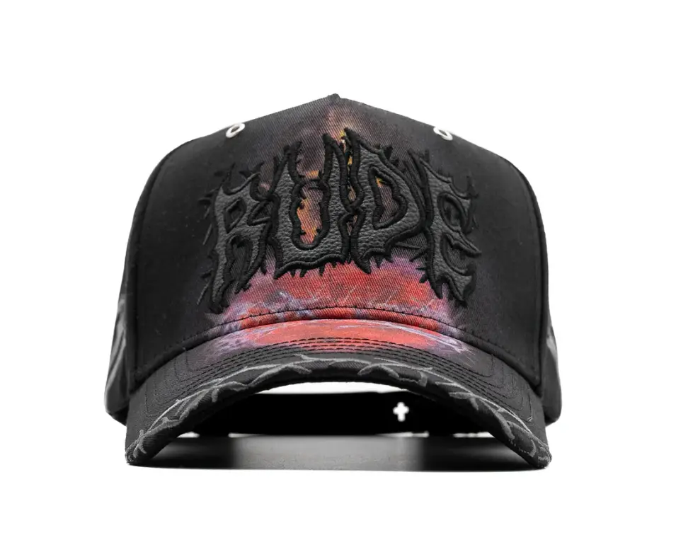 RUDE AWAKENINGS SACRED HEART BLACK MENS SNAPBACK HAT RDSACREDHEART