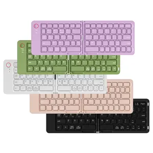 Wireless Folding Bluetooth Keyboard Laptop Mobile Phone Office Mini Portable Keyboard