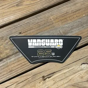 25 HP MUD MOTOR STICKER