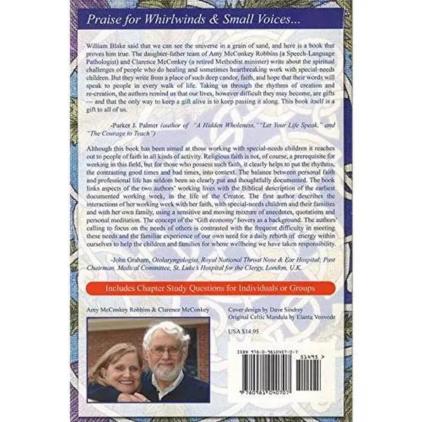 USED Book - Whirlwinds & Small Voices Sustaining Commitment to Work with Special-Needs Children by Amy McConkey Robbins (Paperback) - english