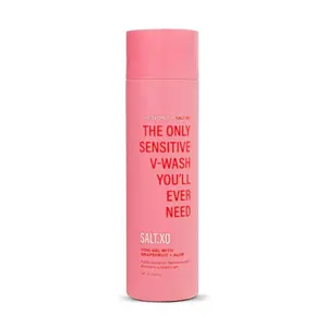 salt.xo Grapefruit Sensitive Yoni Gel Wash, Intimate Care Gel for Women, Intimate Care Gel for Women, pH Balance V Wash Cruelty-Free, Feminine Hygiene Products (8 Fl Oz)