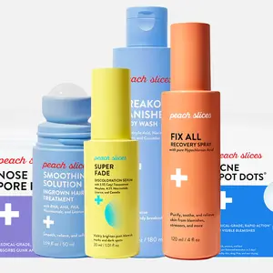 Mega Bundle (Ingrown Hair, Breakout Body Wash, Fix All, Acne Spot Dots (60 Ct), Nose Pore Patches, Super Fade Serum)