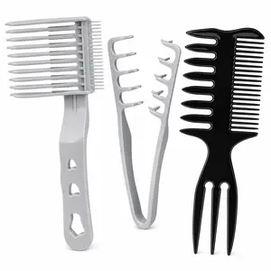 Men's Salon Hair Styling Comb Set, Wide-Tooth Comb for Textured Hairstyles, Pompadour and Root-Lifting Combs, Hair Volume Styling Tools