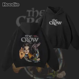 The Crow 2 side T-SHIRT, Movie Shirt , Unisex Horror Action Film Washed Tee Double Print Graphic Tee ,Gift For Movies Lovers Casual Clothing Fabric Menswear Top Sweatshirtsenswear Womenswear