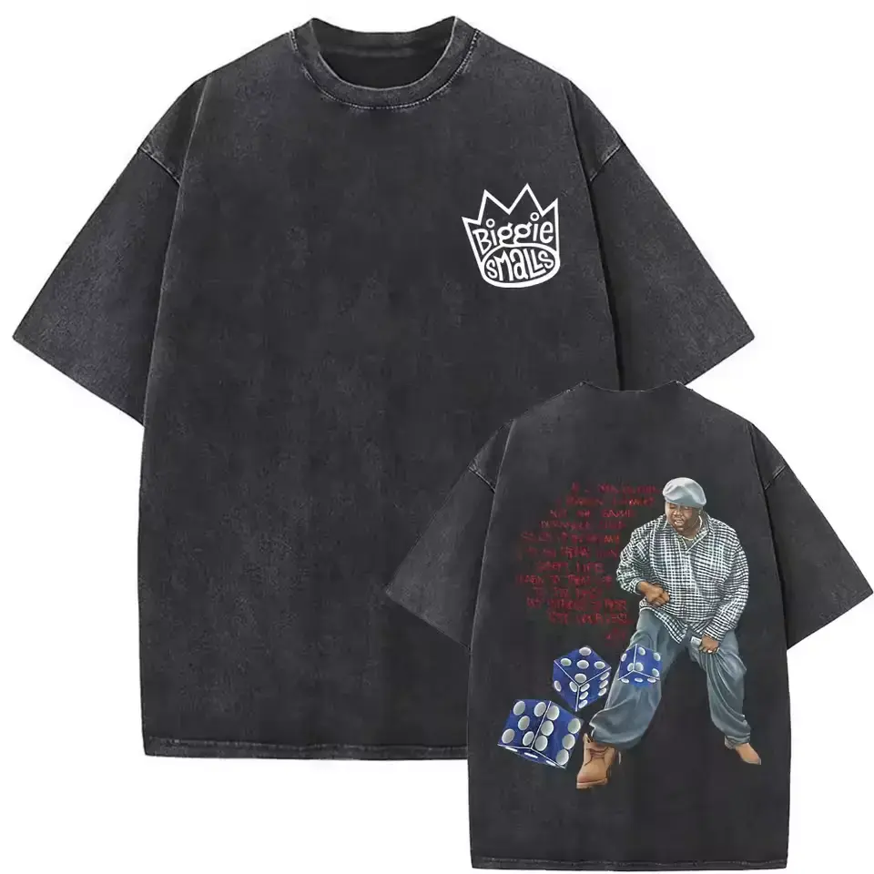 Notorious B.I.G. Shirt, Biggie Smalls T-Shirt, Vintage Rap Graphic Tee, 90s Hip Hop Fan Gift