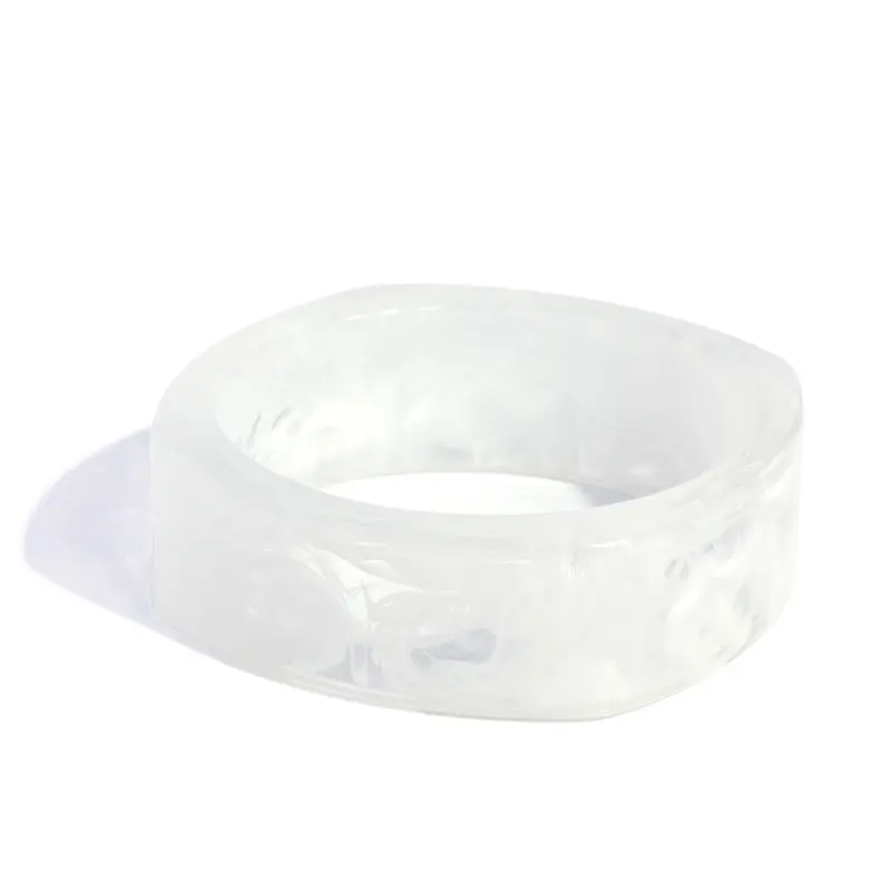 Elegant White Bangle Bracelet - Modern Minimalist Design for Everyday Wear