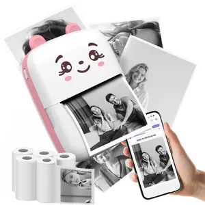 Mini pocket printer, small sticker printer, ink free printer, portable thermal printer, Portable Handheld Printer, suitable for notes, photos, stickers, labels, diaries