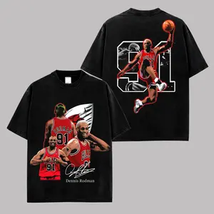 Dennis Rodman Graphic Tee, Basketball Rebound King T-Shirt, Vintage Athlete Shirt, Retro Sports Streetwear, Premium Cotton Unisex Apparel, Basketball Fan Gift, Trending TikTok Fashion