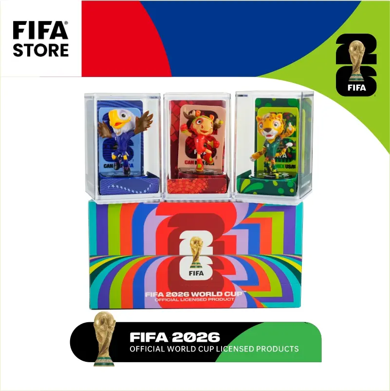 [FIFA 2026 Licensed ] Summerwins Official FIFA 2026 Collectible Figure Premium Gift For Football Fans Transparent Display Box