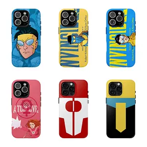 Viltrumite Conquest Mark Phone Case, Omni Man and Invincible Logo Phone Cover, Invincibe ss4 ip Withfor iPhone17 ProMax /16/15/14/13/12/11 Plus for Samsung phones, suitable for both men and women,  Perfect Gift for Women Men.A gift for the fans