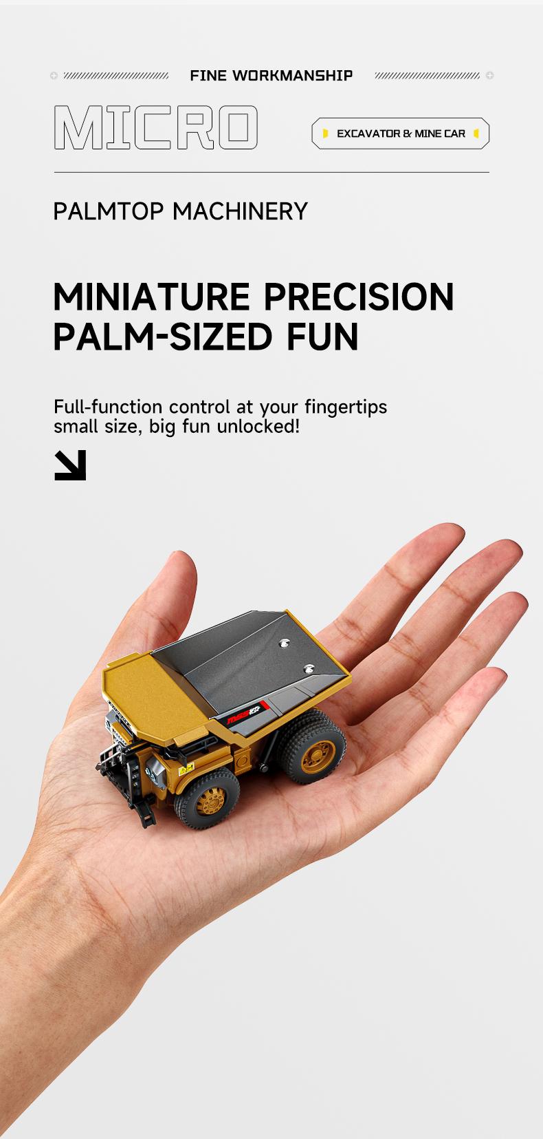 BRRRRT 1/64 Mini Forklift Toy,Remote Control Excavator and Dump Truck Full Proportion Toy Set with Lights and Sounds for Adults Kids Boys and Girls RC Construction Vehicles BRRRRT 1/64 Mini Forklift Toy,Remote Control Excavator and Dump Truck Full Proportion Toy Set with Lights and Sounds for Adults Kids Boys and Girls RC Construction Vehicles