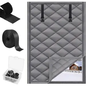 x 63 Inch Window Flim Insulation for Winter, Thermal Window Cover with Oxford Cloth , Insulated Blanket Kit to Keep Warm