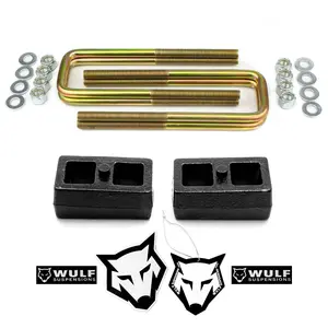 For 2005-2023 Toyota Tacoma 2WD 4X4 6LUG 1" Rear Block Lift Kit w/ U-Bolts