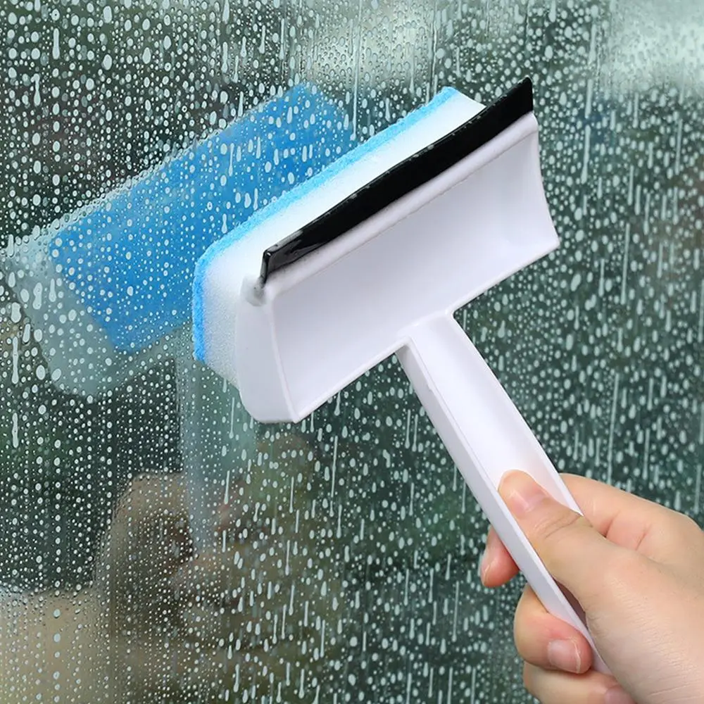 1 Piece Double-Sided Window Glass Cleaning Sponge Brush, 2 In 1 Multifunctional Cleaning Tool for Home Kitchen Bathroom Car Supplies