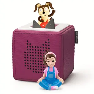 Purple Toniebox Ms. Rachel Starter Set - Includes Ms. Rachel and Playtime Puppy | Charger Included