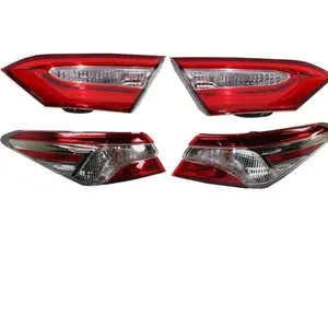 Tail Light Set For 2018-2020 Toyota Camry LH and RH Inner Outer w/ bulb Halogen