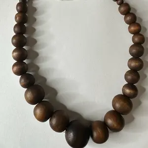 9” Female Wood Earring and Necklace Sets