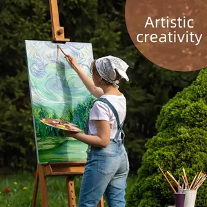 【FaddishDeal】Premium 18-Color Acrylic Paint Set - Non-Toxic, Quick-Dry for Canvas, Wood & Ceramic Art - Ideal for Beginners to Pros