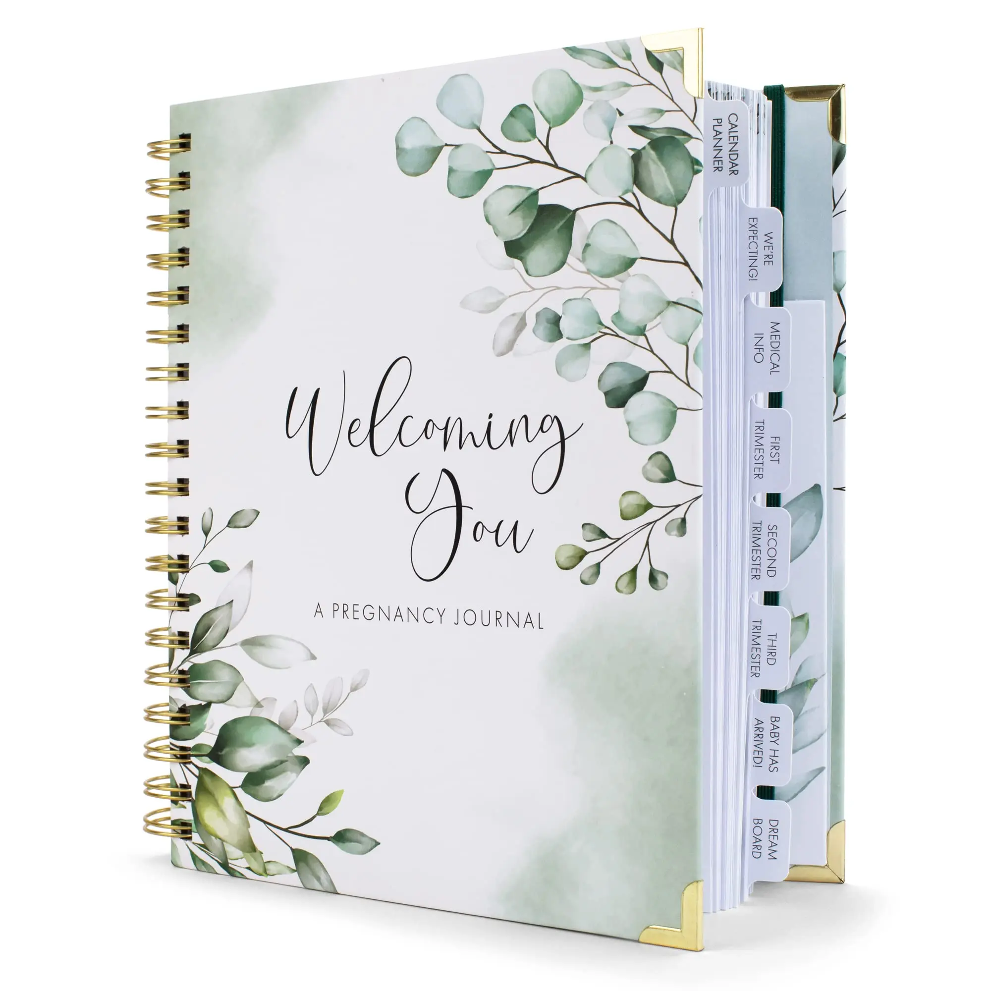 Baby Memory Book for Boys and Girls – Timeless First 5 Year Baby Book – Gender Neutral Linen Baby Journal Scrapbook or Photo Album - A Milestone Book to Record Every Event from Birth to Age 5
