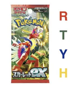 RTYH Scarlet EX Japanese Pokemon TCG Booster Pack Live Open
