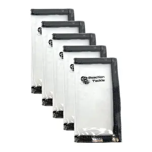 Fishing Lure Wraps - Heavy Duty Hook & Loop Tackle Protectors - 5 or 10 Pack (Small, Large, or Variety Pack) - Tangle-Free Storage for Freshwater & Saltwater Lures - Reaction Tackle