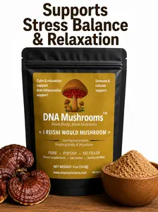 Reishi Mushroom- Support Stress Balance, natural REST Support Hormonal Imbalance, calming evening routine and may help support relaxation, stress balance, and overall wellness, high quality ingredients, PURE, POTENT, No fillers, no additives
