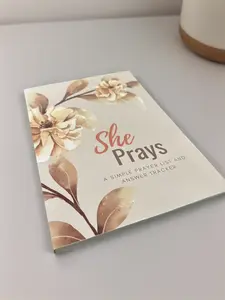 She Prays | A Simple Prayer List and Answer Tracker