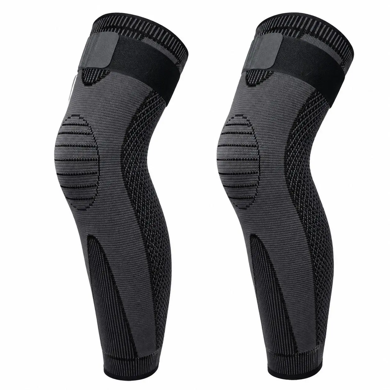Full-Length Compression Leg Sleeves for Men & Women, Knee and Leg Support for Basketball, Cycling & Sports