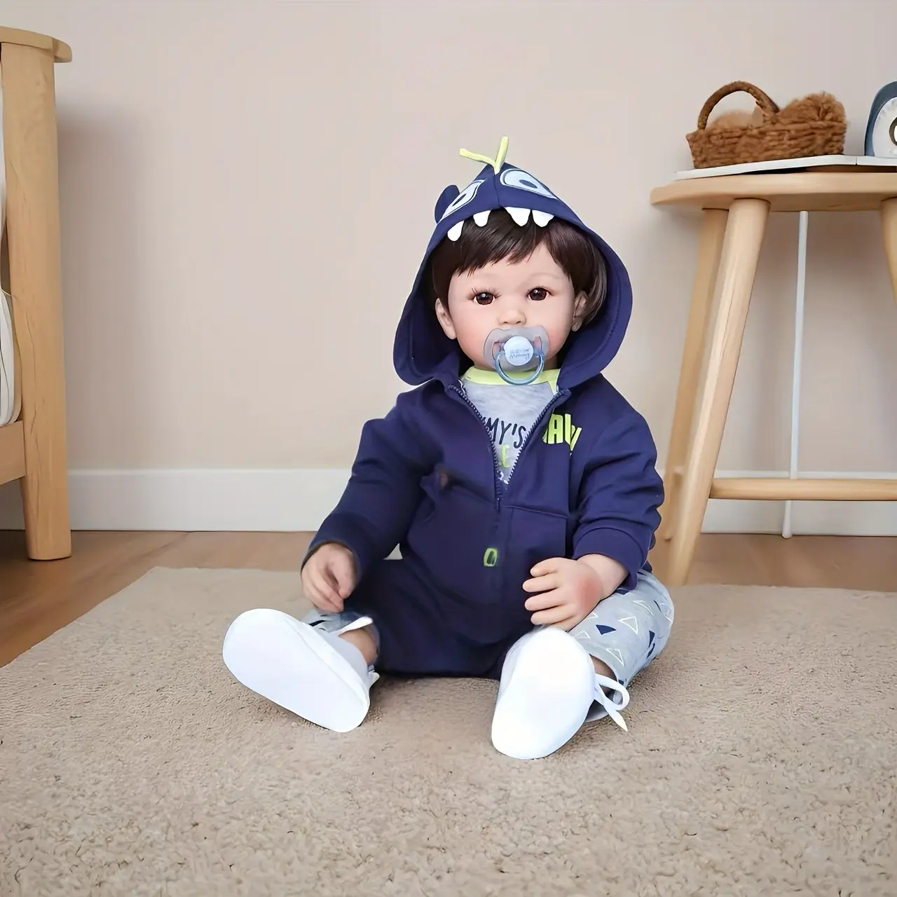 Realistic Looking 24 Inch 60cm Reborn Toddler- Soft Touch Vinyl Doll- Reborn Baby Boy-Perfect Youngsters Playmate Or Gift for Birthdays Detailed Features, Handcrafted Doll, Premium Finish, Collectible Doll, Reborn Collection, Parents Gift, Doll Collectors