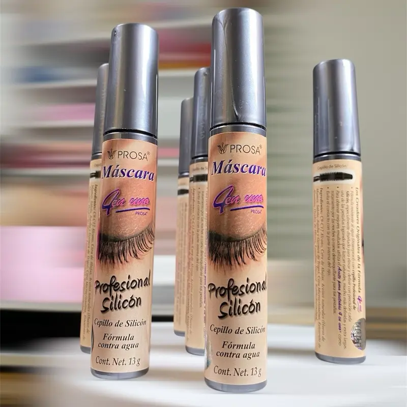 Prosa Mascara Profesional silicon Eyelash Extension Formula Anti-Aging 12ml with Jojoba & Cera de Abejas for Specialized Eyelash Care