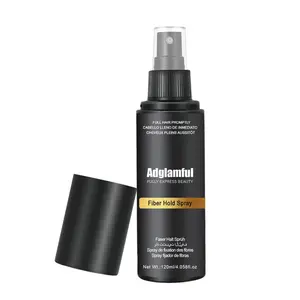 Adglamful Fiber Hold Spray Enhances fiber-to-hair adhesion for seamless blending with hair fibers. Designed to work with fiber builders, this long-lasting spray provides moisture-rich hold, wind and sweat resistance, and a flexible finish. Re-shapeable