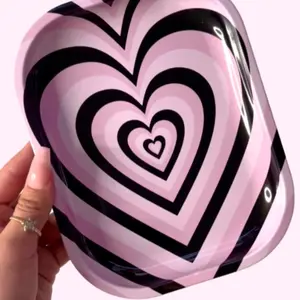 18x14 Metal Trinket Tray | Jewelry Accessories | Room Accessories | Gifts for Her Plates Stylish Sturdy Small