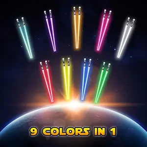 9 in 1 Lightsaber Chopsticks Light Up Saber Led