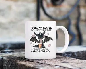 Dragon Coffee PNG Design. Coffee Sublimation Design. Print on anything