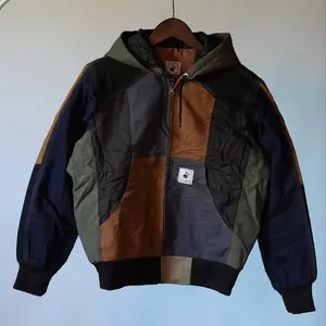 Workwear Colorblock Hooded Jacket Size S