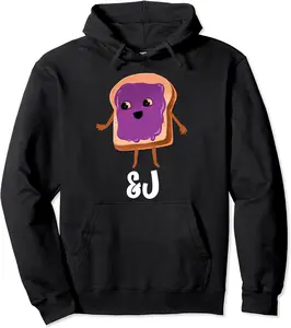 Peanut Butter and Jelly Costume Halloween Matching Couple Pullover Hoodie - Braedoncoysp Shop 30B08HY7XH1Z