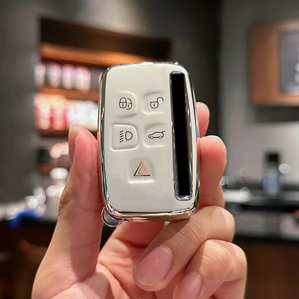 TPU Car Remote Key Case Cover For Land Rover For Range Rover For Sport For Evoque For Freelander For Velar For Discovery 4 For Jaguar XE XJ XF Replacement Vehicle