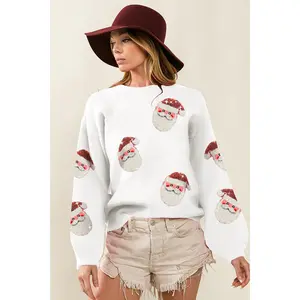 BB Sequin Santa Sweater