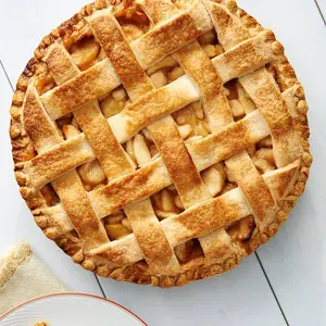 Andy Anand Apple Pie 10" - 4.5 lbs Indulgence in Every Bite, Classic Comfort: Baked Apple Pie with Tender Apples and Flaky Crust