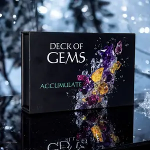 Deck of Gems by AJoi - Accumulate - The Affirmation Card Deck for Mindfulness, Money, Energy, Confidence, Abundance, Gift