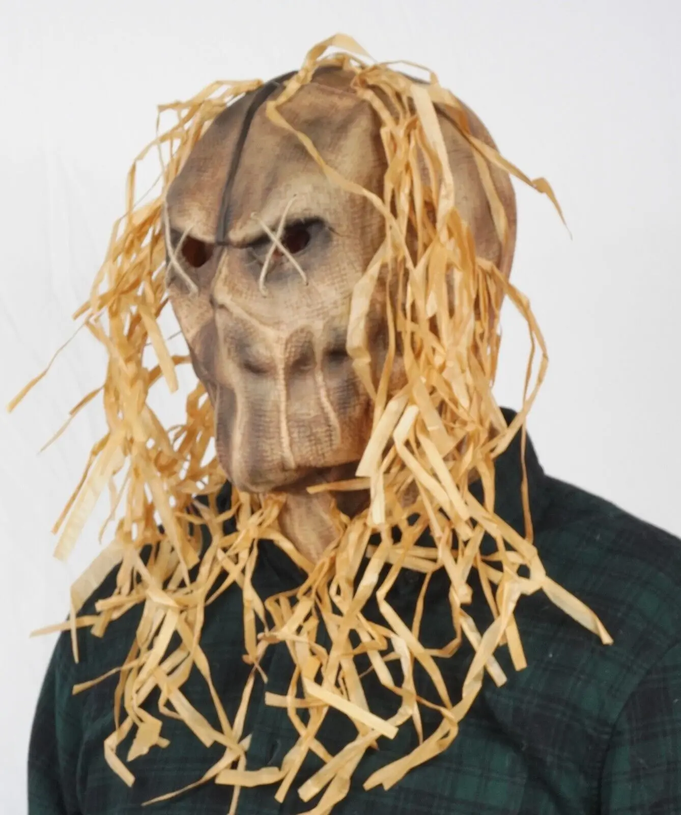Scarecrow Halloween Mask Costume Mask Realistic Scare crow Mask for adults