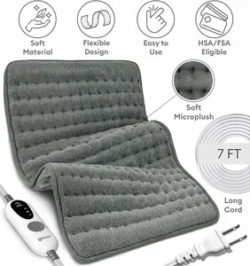 Heating Pad for Back Pain & Cramps Relief, FSA HSA Eligible, Auto Shut Off, Machine Washable, Moist Heat Pad for Neck & Shoulder, Knee, Leg, Heat Patches 12'‘×24’’/ Christmas Gift